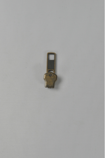 ZIP097  青古銅金屬拉鏈頭 側面照
